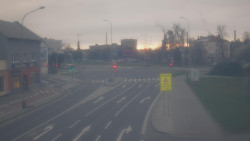 Křižovatka ulic Komenského a Velké Novosady