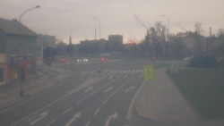 Křižovatka ulic Komenského a Velké Novosady