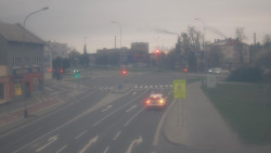 Křižovatka ulic Komenského a Velké Novosady