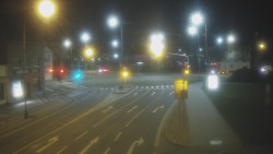 Křižovatka ulic Komenského a Velké Novosady