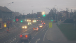 Křižovatka ulic Komenského a Velké Novosady