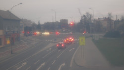 Křižovatka ulic Komenského a Velké Novosady