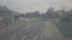 Křižovatka ulic Komenského a Velké Novosady