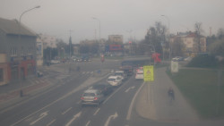 Křižovatka ulic Komenského a Velké Novosady