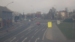 Křižovatka ulic Komenského a Velké Novosady