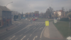 Křižovatka ulic Komenského a Velké Novosady