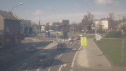 Křižovatka ulic Komenského a Velké Novosady