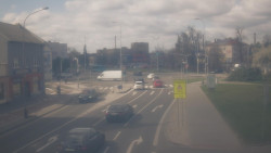 Křižovatka ulic Komenského a Velké Novosady