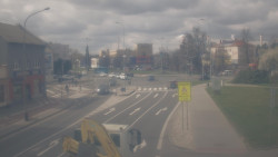 Křižovatka ulic Komenského a Velké Novosady