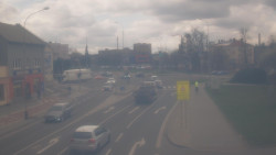 Křižovatka ulic Komenského a Velké Novosady