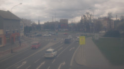 Křižovatka ulic Komenského a Velké Novosady