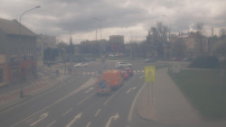 Křižovatka ulic Komenského a Velké Novosady