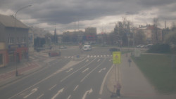 Křižovatka ulic Komenského a Velké Novosady