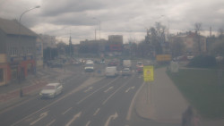 Křižovatka ulic Komenského a Velké Novosady