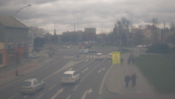 Křižovatka ulic Komenského a Velké Novosady