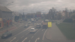 Křižovatka ulic Komenského a Velké Novosady