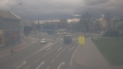 Křižovatka ulic Komenského a Velké Novosady