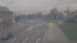 Křižovatka ulic Komenského a Velké Novosady