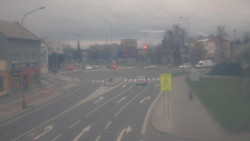 Křižovatka ulic Komenského a Velké Novosady