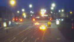 Křižovatka ulic Komenského a Velké Novosady