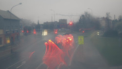 Křižovatka ulic Komenského a Velké Novosady