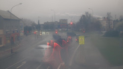 Křižovatka ulic Komenského a Velké Novosady