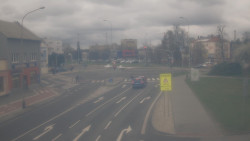 Křižovatka ulic Komenského a Velké Novosady