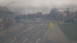 Křižovatka ulic Komenského a Velké Novosady