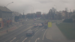 Křižovatka ulic Komenského a Velké Novosady