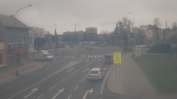 Křižovatka ulic Komenského a Velké Novosady