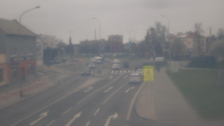 Křižovatka ulic Komenského a Velké Novosady