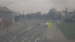 Křižovatka ulic Komenského a Velké Novosady