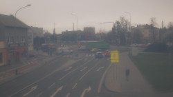 Křižovatka ulic Komenského a Velké Novosady