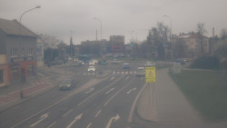 Křižovatka ulic Komenského a Velké Novosady