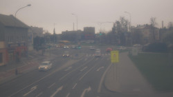 Křižovatka ulic Komenského a Velké Novosady