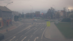 Křižovatka ulic Komenského a Velké Novosady