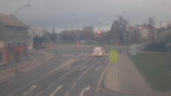 Křižovatka ulic Komenského a Velké Novosady