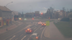 Křižovatka ulic Komenského a Velké Novosady