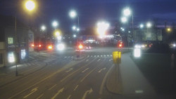 Křižovatka ulic Komenského a Velké Novosady