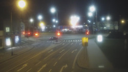 Křižovatka ulic Komenského a Velké Novosady