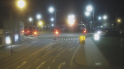 Křižovatka ulic Komenského a Velké Novosady