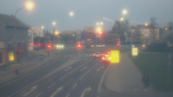 Křižovatka ulic Komenského a Velké Novosady