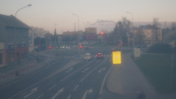 Křižovatka ulic Komenského a Velké Novosady