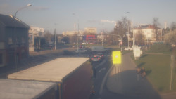 Křižovatka ulic Komenského a Velké Novosady