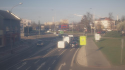 Křižovatka ulic Komenského a Velké Novosady