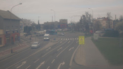 Křižovatka ulic Komenského a Velké Novosady