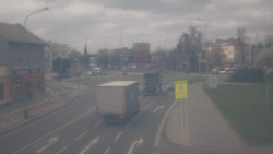 Křižovatka ulic Komenského a Velké Novosady