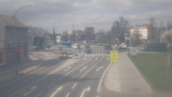 Křižovatka ulic Komenského a Velké Novosady