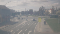 Křižovatka ulic Komenského a Velké Novosady