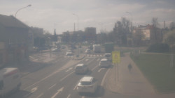 Křižovatka ulic Komenského a Velké Novosady